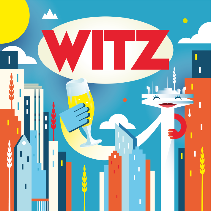 Étiquette WITZ, Brasserie de la Senne