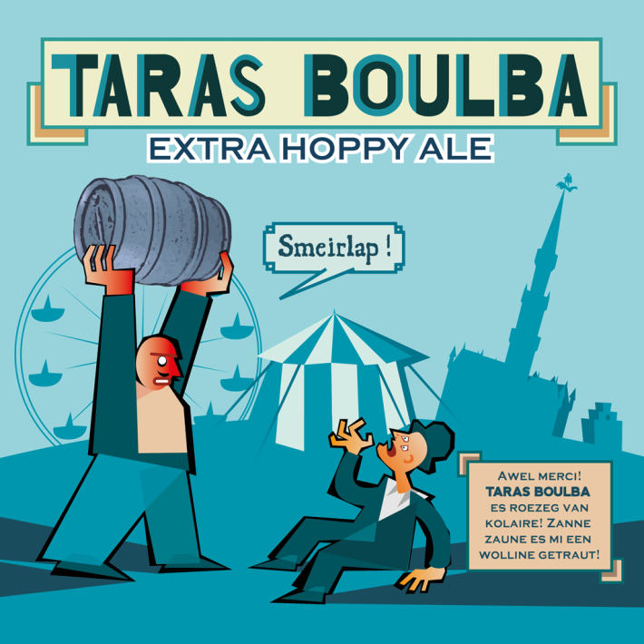 Étiquette Taras Boulba, Brasserie de la Senne