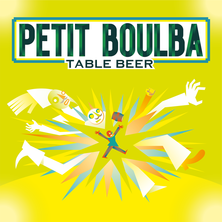 Étiquette PETIT BOULBA, Brasserie de la Senne