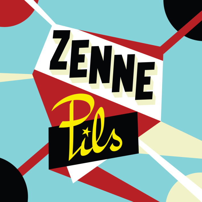Étiquette Zenne Pils, Brasserie de la Senne